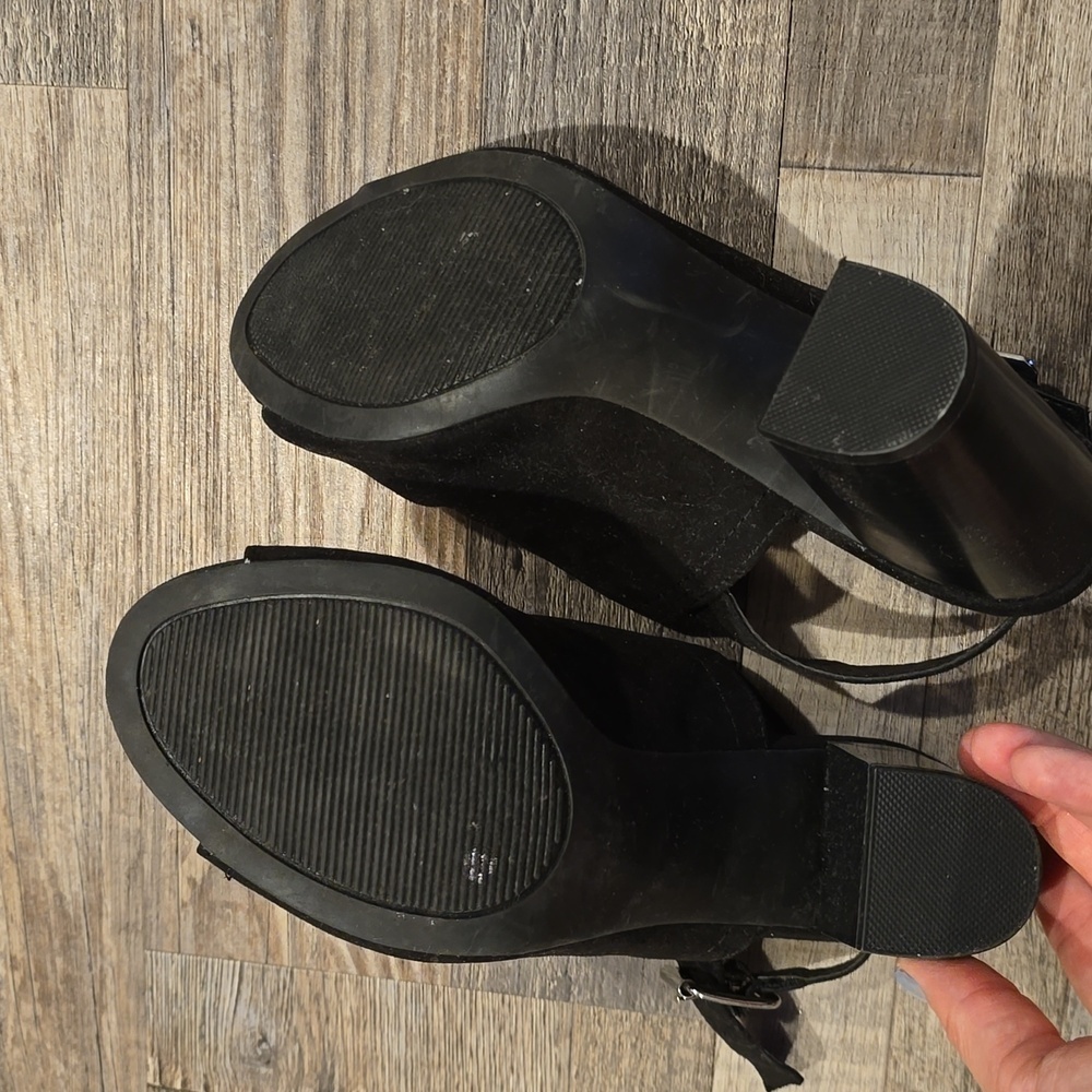 Madden‎ Girl Hana black slingback heeled sandals | Size 7​ - Picture 10 of 10